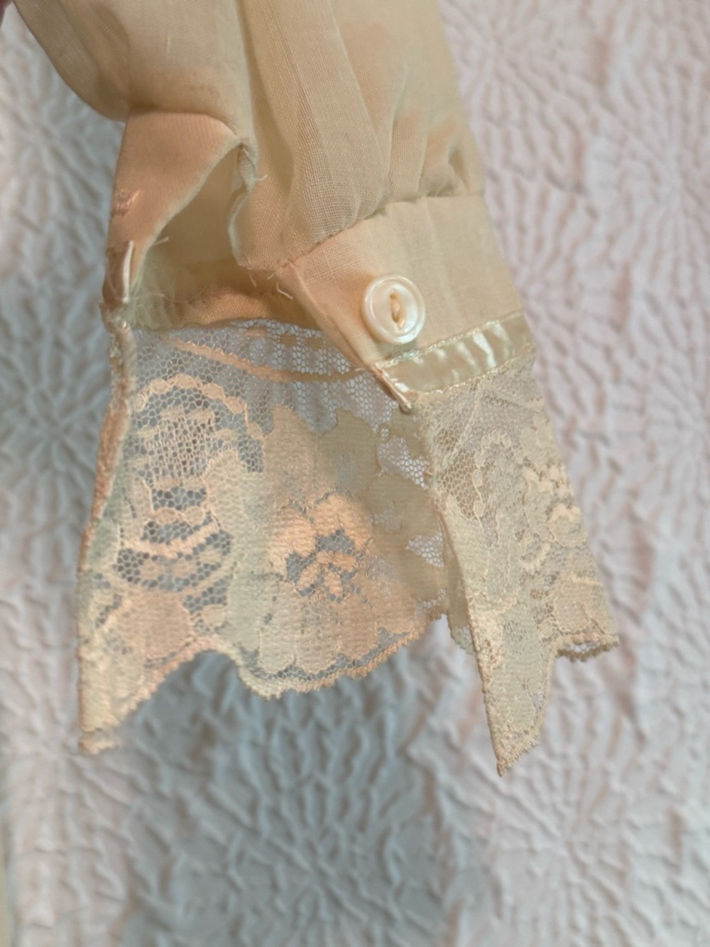 Gunne Sax Vintage Lace Trim Maxi Wedding Dress - Picture 7 of 16